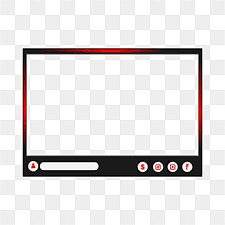 Red Twitch Game Overlay For Live Streaming Live Streaming Game Png And Vector With Transparent Background For Free Download Overlays Overlays Transparent Selfie Ideas Instagram
