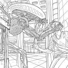 Special tribute gallery aliens vs predator mini comic using. Alien Coloring Book Pages Available For Download Alien Vs Predator Galaxy