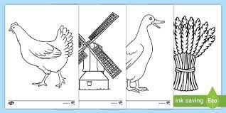 You can use our amazing online tool to color and edit the following hen coloring pages for kids. The Little Red Hen Colouring Sheets