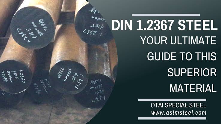 DIN 1.2367 Round Bar Stock, AI generated