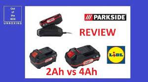 Batterie optionnelle plus puissante que celle d'origine, se charge uniquement avec le chargeur référence : Parkside 2ah 4ah Battery Pap 20 A1 Pap 20 A2 Review Lidl 2ah 4ah 20v Youtube