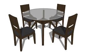 The product is grandly styled; Circular Dining Table 4 Seater 3d Warehouse