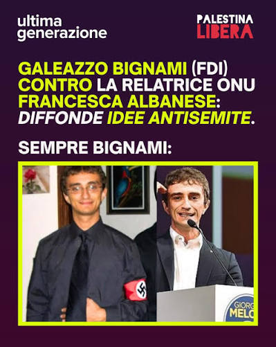 Galeazzo, uno che mangia, beve e non fa un... Ma il nostro Galeazzo #Bignami,  viceministro di Salvini nonché capogruppo di Fratelli d'Italia alla Camera  dei Deputati, fa eccome. Confonde l'ebraismo con il