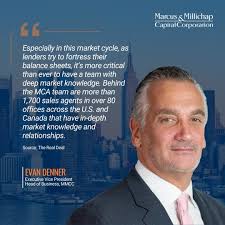 At Marcus & Millichap Capital Corporation (MMCC), leaders like Evan Denner  and Erika Banach are helping to grow our team's expertise and deliver  innovative solutions for our clients. With a focus on