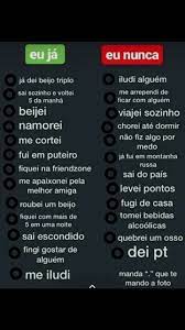 Eu nunca levei café da manhã na cama para alguém. Pin De Sthefany Guidote Thomes Em Jogos Para Status Perguntas Para Brincadeiras Perguntas E Respostas Brincadeira Verdade Ou Desafio Perguntas