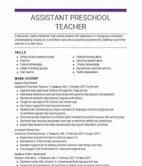 This will include projects or work history which shows your career progression into the english teacher position you may. Preschool Teacher Assistant Job Description Resume Of Teaching Assistant Resume Description Inspirational Assistant Preschool Teacher Resume Sample Free Templates