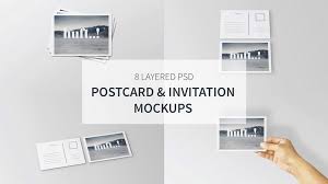 Download Postcard Invitation Free Mockups Pinspiry