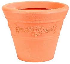 Browse for terracotta plant pots, metal square or bell planters and more. 30cm Large Plant Pot Imitation Terracotta Planter 30cm Planter With Garland Strata Large Plant Pots Terracotta Planter Planters