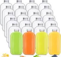 Amazon.com: Thenshop 24 Pack Plastic Bottles with Caps ...