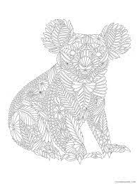 Check out amazing coloringpages artwork on deviantart. Animal Zentangle Coloring Pages Zentangle Koala 2 Printable 2020 428 Coloring4free Coloring4free Com