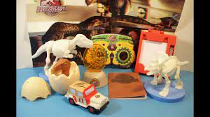 Jurassic park complete set lot of 4 watches. 2013 Jurassic Park 3d Set Of 8 Burger King Kid S Meal Toy S Video Review Youtube