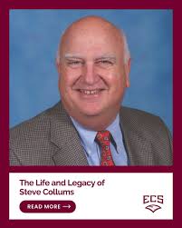 Life-long learner, prayer warrior, teacher, coach and administrator. Learn  more about the ECS legend for whom the Steve Collums Classic Golf  Tournament is named at ecseagles.com/alumni/scc-golf-tournament. This  article, written by retired teacher