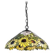Artemest is the online destination for luxury furniture and home décor. Buy Serena Ditalia Tiffany 2 Light Sunflower Bronze Hanging Lamp Online In Kuwait 52224889