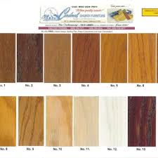 Wood Color Chart Cardinal Church Furniture Official Website
