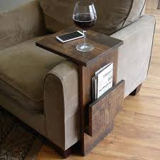 Sofa Chair Arm Rest Tray Table Stand With Side Storage Slot Etsy Diy Furniture Furniture Home Diy