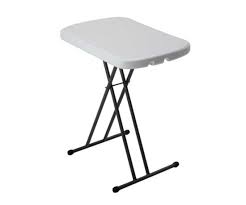 Lifetime Adjustable Height Personal Folding Table White Granite 80251 Folding Table Simple Storage Lifetime Tables