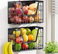 Amazon.com - YIWANFW 2 Set Magnetic Shelf for Fridge, Potato ...