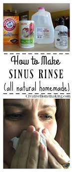 diy nasal sinus rinse solution
