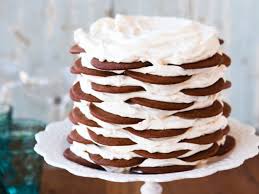 The Term Cake Is Used Loosely Here But We Doubt You Ll Mind Part Elegant Holiday Centerpiece Part Little Ki Icebox Cake Icebox Cake Recipes Mousse Recipes