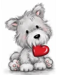Wild Rose Studio Dog With Heart Clear Stamp Set Cl503 Preview Image Goruntuler Ile Hayvan Cizimi Hayvan Cizimler