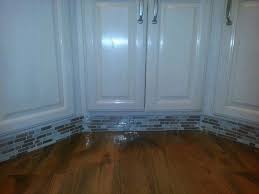 Kitchen Cabinet Toe Kick Makeover With Mosaic Tiles Kitchen Cabinets Toe Kick Cabinet Toe Kick Organization Decor