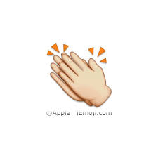 Clapping Hands Sign Liked On Polyvore Featuring Home Home Decor Wall Art Emojis Fillers Emojis Transparent And O Hand Emoji Emoji People Emoji Images