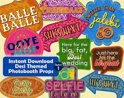 Funny wedding photo booth elements vector. Indian Desi Pakistani Wedding Photobooth Props In 2021 Wedding Photo Booth Props Photo Booth Props Photo Booth