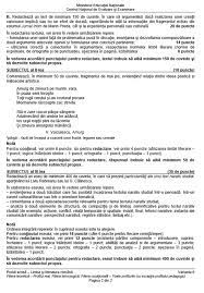 Subiecte şi barem sociologie bac 2019. Subiecte È™i Barem RomanÄƒ Bac 2019 Sesiunea De ToamnÄƒ Elevii Au SusÈ›inut Proba ScrisÄƒ La RomanÄƒ Stirileprotv Ro