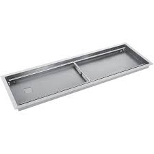 We've also compiled a fire pit faq to address any questions you might have about adding a fire pit to your home. Vevor Fire Pit Pan 49x16 Inch Stainless Steel Rectangular Fire Pit Pan And Burner Built In Fire Pit Pan With H Burner 185k Btu Walmart Com Walmart Com
