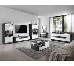 Trouvez nos 82 suggestion pour une déco salon charmante. Meuble Tv L 170 Matera Blanc Imitation Chene Gris Meuble Tv But