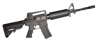 It has a 370 mm barrel and a telescoping stock. Colt M4 Carbine In Nylon Fiber Aeg Black