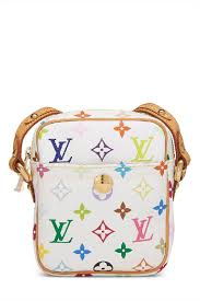 8.75l x 1.75w x 5.25h louis vuitton. Shop Pre Owned Louis Vuitton Takashi Murakami X White Monogram Multicolore Rift