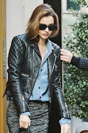 Balenciaga 1625 Jacket Available On Balenciaga Com Miranda Kerr Street Style Miranda Kerr Celebrity Style Guide