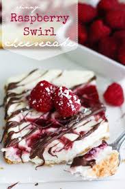 Skinny Raspberry Swirl Cheesecake The Recipe Critic Skinny Dessert Guilt Free Dessert Dessert Recipes