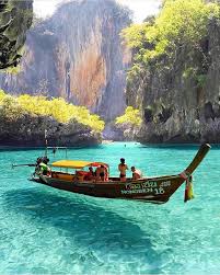 A Flying Boat In Phi Phi Island Thailand Travelling Traveltips Travelinfo Travel Travelphotography Traveladd Thailand Travel Asia Travel Thailand Photos