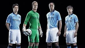 The new manchester city away jersey has a black base colour and sees the right cuff coloured light blue and the left one coloured peach. Looking Forward To Puma Here Are All 18 Nike Manchester City Kits In History Footy Headlines