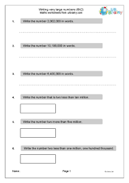 We did not find results for: Writing Large Numbers 5n2 Number And Counting By Urbrainy Com