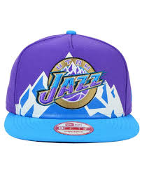 450 x 900 png 365 кб. Ktz Synthetic Utah Jazz Logo Mural Snap 9fifty Cap In Blue For Men Lyst