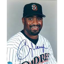 Autographed Greg Vaughn Photo
