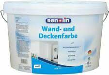 Wilckens Renolin Wand Und Deckenfarbe 10l Weiss 16190001 110 Gunstig Kaufen Ebay