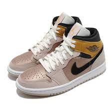 How to buy the jordan 1 mid se beige black ? Wmns Air Jordan 1 Mid Se I Aj1 Particle Beige Black White Women Dd2224 200 Serenityshipyard Marketplace