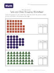 Use the red download button at the top to download this worksheet to your computer. Tens And Ones Worksheets Tens And Ones Worksheets Tens And Ones Math Patterns