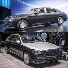 The 2018 Mercedes Maybach Sedan Top And The 2019 Mercedes Maybach Sedan Bottom S560 V12 S600 Mercedes Arabalar