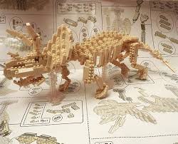 riceratops skeleton nanoblock dinosau skeleton