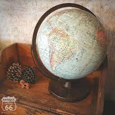 アメリカ ヴィンテージ 地球儀 usa replogle リプルーグル globe land and sea シリーズ h 032 030 antique style アンスタ アメリカ買付けのヴィンテージ アンティークのおみせ powered by base 地球儀 アンスタ ヴィンテージ