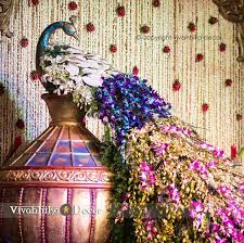 Peacock Design Wedding Backdrop Decorations Wedding Stage Decorations Beautiful Wedding Decorations