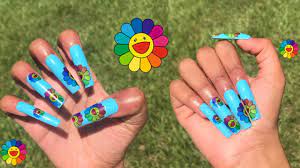 Takashi murakami, the octopus eats its own leg (2017), signed with drawing. Takashi Murakami Nails Enailcouture Xxl Nails Trendy Nail Art Easy Diy Press On Nails At Home Youtube