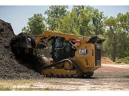 Tracks can be fitted with the included rubber treads for slippery terrain. 289d3 Compact Track Loader Cat Caterpillar