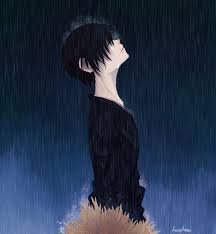 Sad anime boy in the rain. Noirr Syndrome Shitsuke32 Profile Pinterest