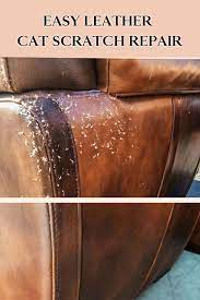 Repair Cat Scratches On Leather Leather Repair Leather Restoration Genuine Leather Sofa